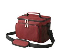 MotiveTech Isotherme 10 L en Tissu Oxford, Rouge | Structure Rigide, à Déjeuner Poches Latérales En, Polyvalent, Glacière , pr Camng, déplacement