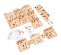 MotiveTech Jeu Calcul Cartes Logique | Apprentisge Précoce des Maths, Éducatif, Jeu Comptage Blocs Chiffres, pour