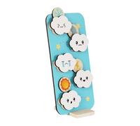 MotiveTech Jouets En Bois à Faire Tomber pour Enfants, Motricité Fine, Noël Créatif