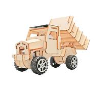 MotiveTech Kit de Puzzle 3D avec Projet Scientifique, Menuiserie, Camion Solaire pour Enfants, Construction En Bois, Artisanat, Jouet Scientifique