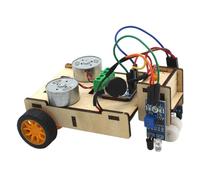 MotiveTech Kit de Voiture Robot à Suivre Une Ligne à Monter Soi- (4,3 X 3,5 X 2,4
