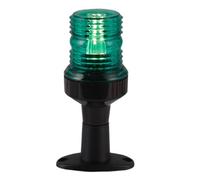 MotiveTech Lampe Navigation LED Mât Bateau Tout Autour Signalisation Lumière Outil Montage Coque PC Haute Résistance Utilisé Bateau Promenade Rivière Nuit, Lumière Verte
