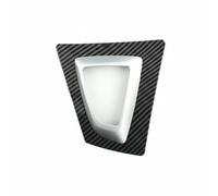MotiveTech Levier de Entourage Console Cadre Pare-poussière Plaque de Finition Protection Surface Centrale Plastique Stable Installation Rapide sans Outils, F35-Fibre De Carbone