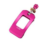 MotiveTech Levier de Fixation Rapide pour Vélo Pliant Accessoire de Tige à Relâchement Rapide Couvercle de Conversion en Alliage d'Aluminium Remplacement Léger, Rose Rouge