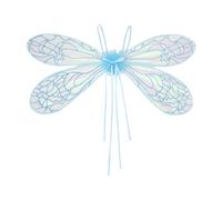 MotiveTech Libellule Aile de fée douce Accessoires de costume pour enfants Bleu