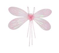 MotiveTech Libellule Aile de fée douce Accessoires de costume pour scène Festival Enfants Rose