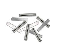 MotiveTech Lot de 10 Éclisses de Raccordement pour Rails de Modélisme Ferroviaire, Connecteurs Métalliques, Accessoires de Voie Faciles à Installer, pour Diorama et Plan de Sable, Échelle Ho