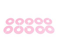 MotiveTech Lot de 10 Séparateurs Ronds pour Cintres de, Rose, 9x3.5cm