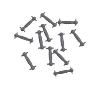 MotiveTech Lot de 12 Bielles de Transmission pour Moteur à L'échelle Ho 1:87, Accessoires de Construction et de Modification de Trains à Monter Soi-même, 9.5 Mm