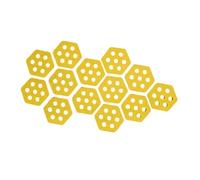 MotiveTech Lot de 12 Patins de Traction pour Planches, Tapis Antidérapants pour Planches, Kitesurf et, Jaune