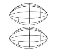 MotiveTech Lot de 2 Couronnes de Football à Faire Soi- pour Le Jardin, Halloween,