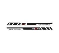 MotiveTech Lot de 2 Grands Autocollants pour Voiture, SUV, Camping,