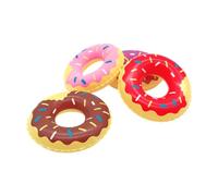 MotiveTech Lot de 4 Bouées Gonflables pour Maison de Poupée, Modèle de Beignet