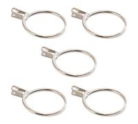 MotiveTech Lot de 5 Outils D'essai pour Alliances, Supports pour Pierres Précieuses, Pratiques et Faciles à Installer, Présentoir pour Pierres Précieuses, Argent, Longueur 3.1 Cm