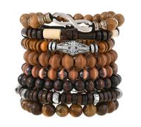 MotiveTech Lot de 8 Bracelets Tendance pour Filles et sœurs, délicats et légers, Cadeaux