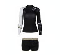 MotiveTech Maillot Deux pièces pour Sport, détente, Escapade ou Voile, S, Haut+Short de Plage