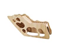 MotiveTech Maison pour Hamster en Bois, Cachette, Jouet D'exploration, Château pour Petits Animaux, Cachette Lavable pour Hamsters, Chinchillas, Rats et Sour, Style B