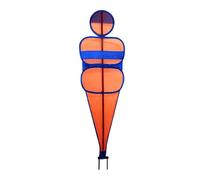 MotiveTech Mannequin d'Entraînement au Football Cible de Figure de Obstacle de en Fer et Maille avec Piquet au Sol pour Position Stable Adapté, Color to 2