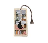MotiveTech Marque-Page Pompon Sign | Rectangulaire, fait Main, Lecture, pr Livre, Hiver