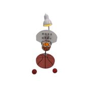 MotiveTech Mini Panier Basket avec Veilleuse Créative Panier Basket Bureau avec Lampe Sportif Décoration pour Adolescents, Chambre, Garde La Concentration, Sois Patient