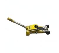 MotiveTech Miniature Réplique de Cric avec Poignée Finition Usée Ornement Méticuleusement Conçu pour Atelier de Réparation Voiture Collection Diorama Garage, Jaune