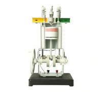 MotiveTech Modèle Moteur Monocylindre à 4 Temps Compact Modèle Moteur à Quatre Cycles Pratique pour Enseignants