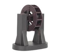 MotiveTech Modèle Réduit de Roue à Eau, Miniature, Polyvalent, Accessoire Photo, Accessoire Créatif et Portable pour La Maison, Brun, diamètre 5 cm