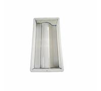 MotiveTech Moule à Bordure Béton Coffrage S pour Gabarit pour Bordures Uniformes Profilé Courbé Efficace Fabriqué en Plastique Réutilisable Utilisation Aménagements Publics, 60-30-14-8cm, S-type