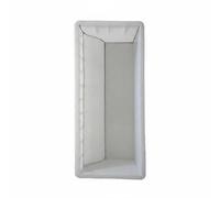 MotiveTech Moule à Bordure Béton Coffrage S pour Gabarit pour Bordures Uniformes Profilé Courbé Efficace Fabriqué en Plastique Réutilisable Utilisation Aménagements Publics, 75-30-17-5cm, S-type