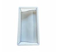 MotiveTech Moule à Bordure Béton Coffrage S pour Gabarit pour Bordures Uniformes Profilé Courbé Efficace Fabriqué en Plastique Réutilisable Utilisation Aménagements Publics, 60-30-15-7-5cm, S-type