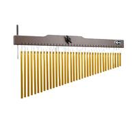 MotiveTech Musical Chimes Percussion Instrument 36 Tons Barre Carillon Cloche à Percussion Chimes pour Débutants Matériau Aluminium Bois Installation sur Trépied, 10x7x60cm