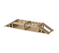 MotiveTech Obstacle Bridge RC Voiture Modèle Pont Rampe Véhicule Miniature Design Réaliste Fonction Terrain Simulation Adapté Scène de Jeu Expositi, A