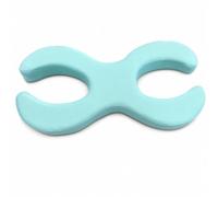 MotiveTech Oreiller de Beauté Ergonomique Oreiller Visage Coussin Mémoire de Forme Anti-Rides outien Ferme et Doux Housse Respirante Convient au Sommeil Nocturne Récupération, Bleu Froid, 9cm