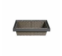 MotiveTech Panier de Rangement d'Armoire Tiroir Extractible Encastré Organiseur de Dressing Panier Tissé Coulissant Porte-pantalons à Glissière Tri Visible, 500 Cabinet
