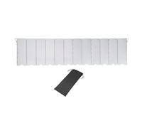 MotiveTech Pare-Vent de Camping Pliable Écran Pliant pour Réchaud à Protection Contre Le Vent pour Cuisson en Extérieur Déflecteur pour Brûleur Panneau Coupe, 12 plaques