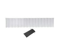 MotiveTech Pare-Vent de Camping Pliable Écran Pliant pour Réchaud à Protection Contre Le Vent pour Cuisson en Extérieur Déflecteur pour Brûleur Panneau Coupe, 16 plaques