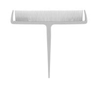 MotiveTech Peigne à Teindre Les Cheveux, Outil de Coiffage Compact et Professionnel Portable, Peigne à Mèches pour Coloration et Mèches, Blanc