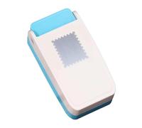 MotiveTech Perforatrice Créative avec Motif Timbre, Perforatrice Polyvalente, Poinçon Manuel en Métal et Plastique, Accessoire DIY pour Projets Artistiques sur Papier, Tampon Rectangulaire