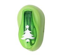 MotiveTech Perforatrice Créative Papier Mini Outil Découpe Artisanat Scrapbooking Perforatrice Portable Alliage PP Adaptée à l'Atelier Créatif Bureau Créations, Vert