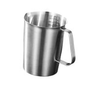 MotiveTech Pichet En Acier Inoxydable, Ustensile de Pâtisserie, avec Poignée, pour Mélanger En Cuisine, pour Faire Mousser Le Lait et Les La, 1500ml