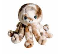 MotiveTech Pieuvre Musicale Interactive Interactif Pieuvre en Peluche Électrique Facile à Utiliser pr Enfants, Jeu d’Imagination, Marron
