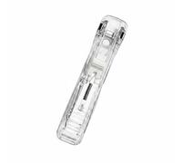 MotiveTech Pince Poussoir pour Documents Pince Dossier Attache Document Agrafe Réutilisable Alignement des Pages pour Notes et Rapports Convient à Bureau Examens Bibliothèque, Clear 8-Pack