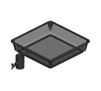 MotiveTech Plateau de Mangeoire à Oiseaux D'extérieur pour Support de Poteau, Plateau en Maille de Fer, Grand pour Jardin, Cour, Patio, Porche, Arrière-Cour, CarrÉ