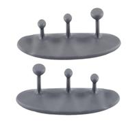 MotiveTech Poignées d'Haltérophilie Prises de Gymnastique et Saisies pour Haltères Protecteurs de Main de Conception Ergonomique pour Fitness et Exercices de, Gris