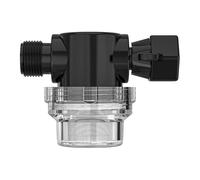 MotiveTech Pompe de Filtration Filetée pour Remorque de Camping-car, Filtre à Visser En Acier Inoxydable de 50 Mailles, Purificateur D'eau pour Remorque, Connecteur 20 mm