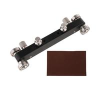 MotiveTech Ponceuse pour Sillet de Chevalet de Guitare, Vis de Réglage, Outil Professionnel Indispensable pour Luthier Au Quotidien, Format Compact, Noir