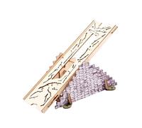 MotiveTech Pont RC pour Véhicule Miniature Rampe Simulation Obstacle Bois Accessoire de Parcours Montée Élément Portable Facile à Installer Adapté à Passionnés D, La Balançoire