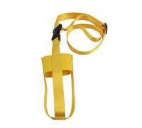 MotiveTech Porte-Bteille à Bandlière Pochte Cylindrique Verticale, Portable, coche pr Bteille D'eau, Randonnée, déplacement, Vélo, Randonneurs, Voyageurs, Jaune