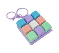 MotiveTech Porte-clés Clavier Anti-stress, Jouet de Fête Compact, avec 9 Touches pour Anniversaire, Bureau, Maison, Cadeau de, Style A