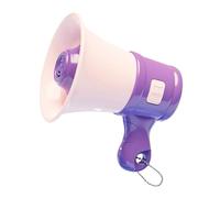 MotiveTech Porte-clés Mini-mégaphone pour Jeux de Rôle, pour Garçons et Filles de 3 à 8 Ans et Plus, Violet